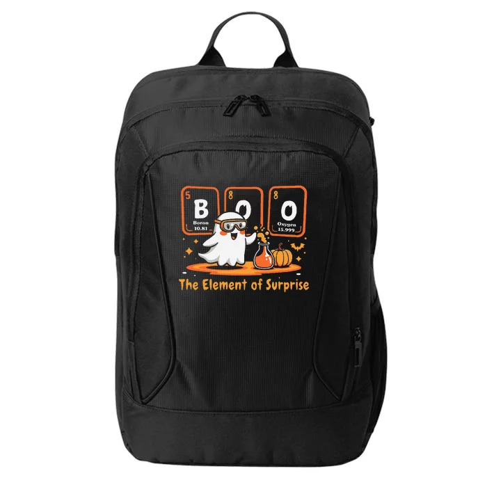 Chemistry Boo The Element Of Surprise Cute Chemist Halloween Gift City Backpack