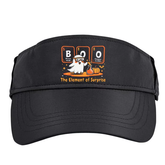 Chemistry Boo The Element Of Surprise Cute Chemist Halloween Gift Adult Drive Performance Visor