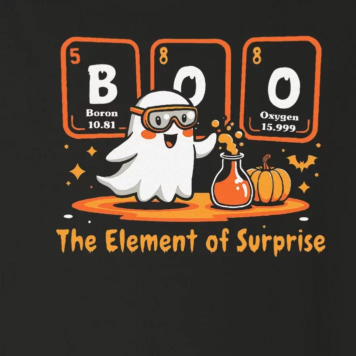 Chemistry Boo The Element Of Surprise Cute Chemist Halloween Gift Toddler Long Sleeve Shirt