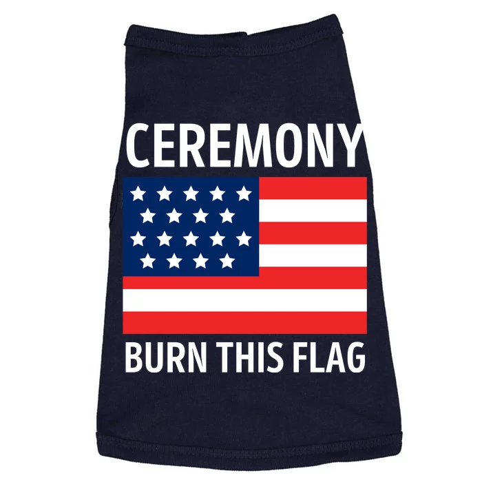 Ceremony Burn This Flag American Doggie Tank