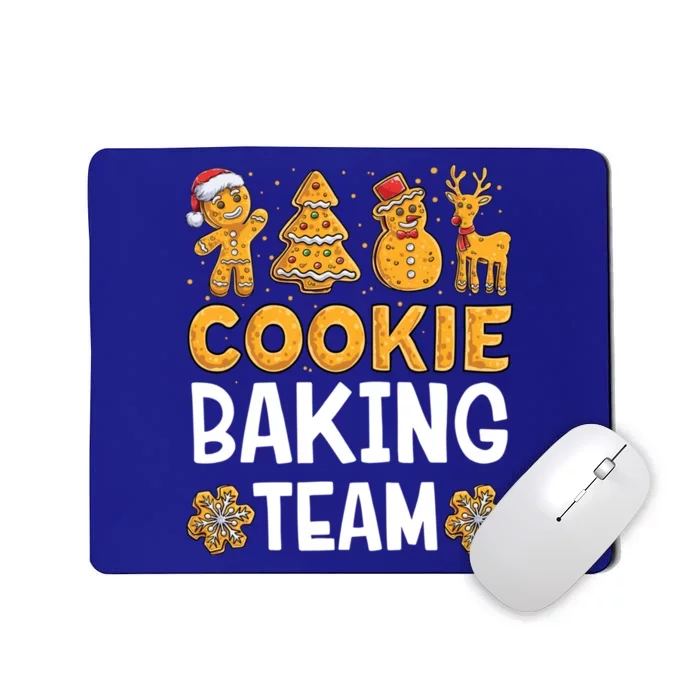 Cookie Baking Team Christmas Xmas Crew Gingerbread Meaningful Gift Mousepad