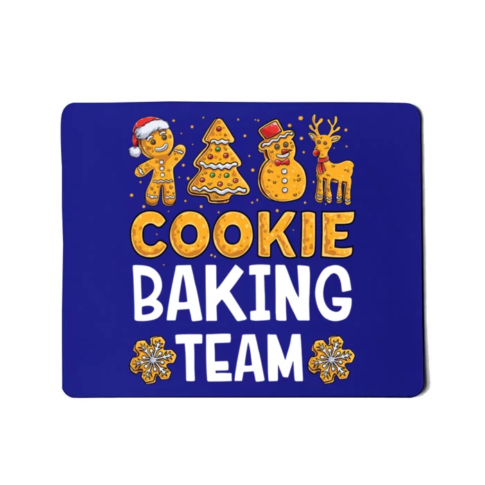 Cookie Baking Team Christmas Xmas Crew Gingerbread Meaningful Gift Mousepad