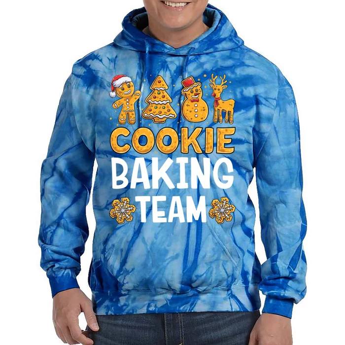 Cookie Baking Team Christmas Xmas Crew Gingerbread Meaningful Gift Tie Dye Hoodie