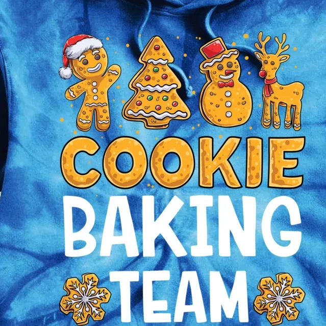 Cookie Baking Team Christmas Xmas Crew Gingerbread Meaningful Gift Tie Dye Hoodie