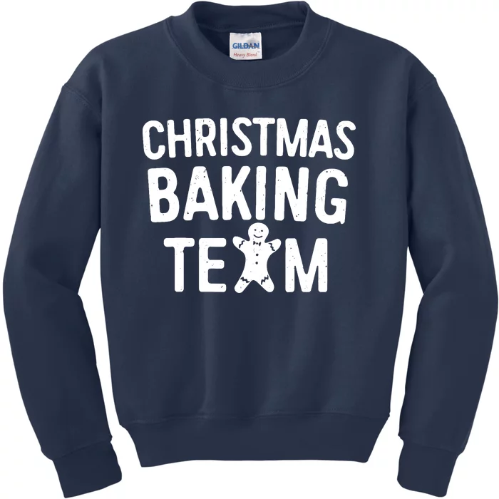 Christmas Baking Team Christmas Cookie Bakers Kids Sweatshirt