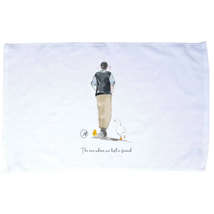 Chandler Bing The One We Lost A Friend Rip Rest In Peace Microfiber Hand Towel