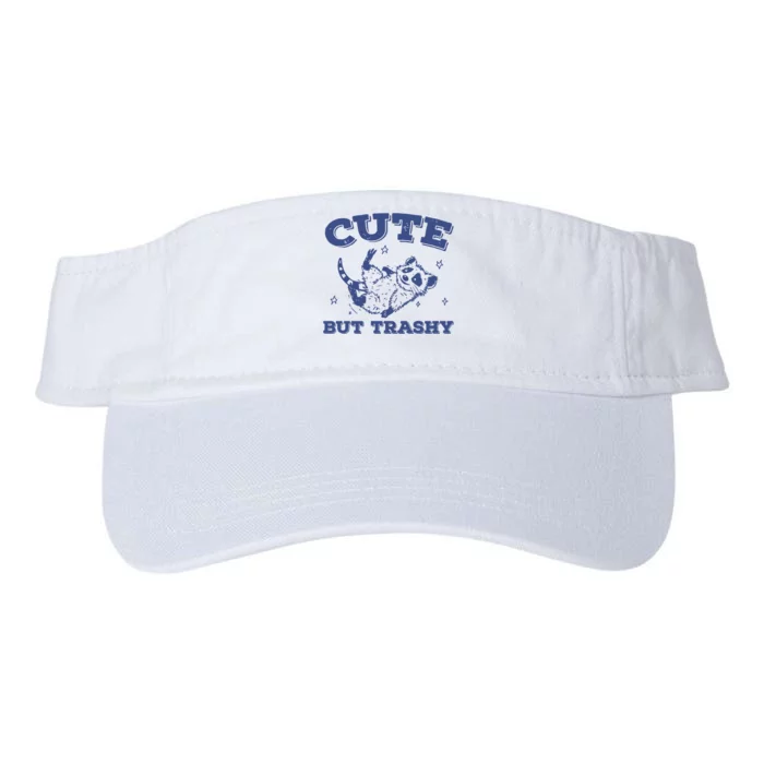 Cute But Trashy Vintage Retro 90s Possum Valucap Bio-Washed Visor