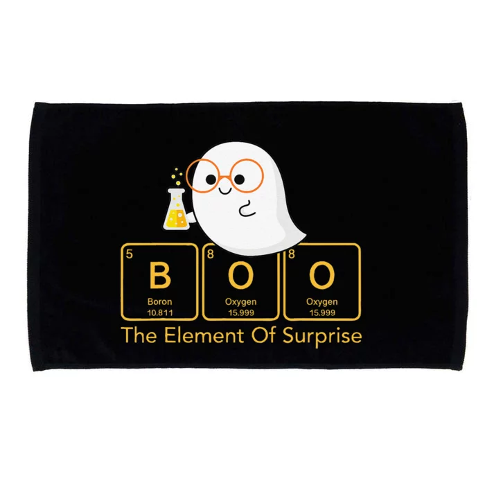 Chemistry Boo The Element Of Surprise Cute Chemist Halloween Microfiber Hand Towel