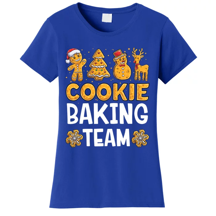 Cookie Baking Team Christmas Xmas Crew Gingerbread Gift Women's T-Shirt