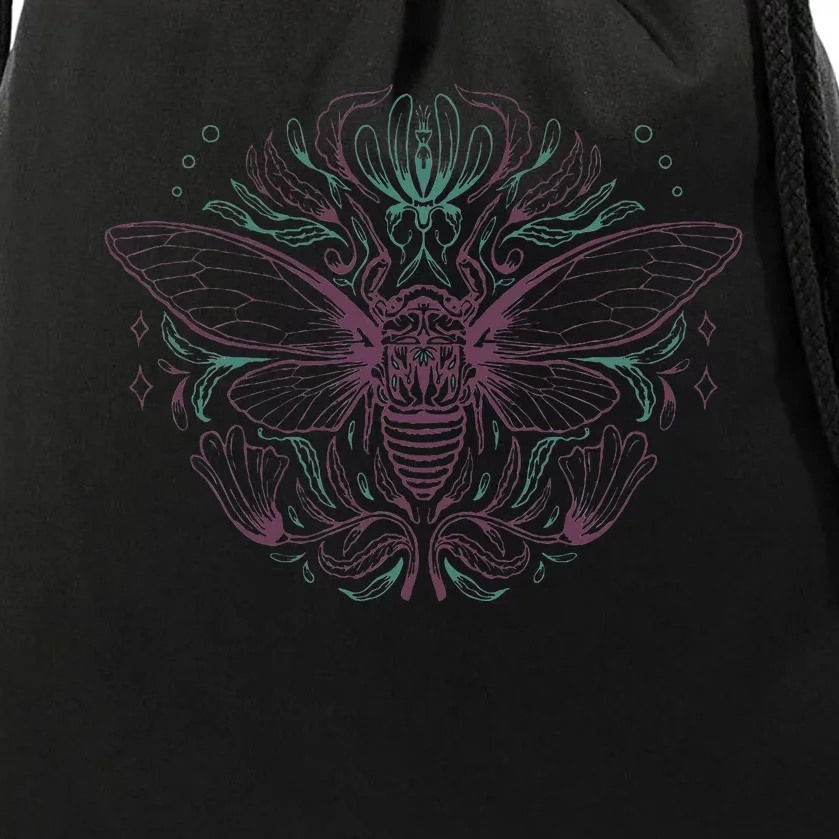 Cicada Brood The Fascinating World of Insects Drawstring Bag