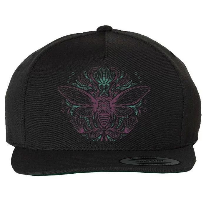 Cicada Brood The Fascinating World of Insects Wool Snapback Cap