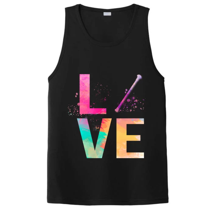 Colorful Baton Twirling Mom Funny Gift Baton Twirling Gift Performance Tank