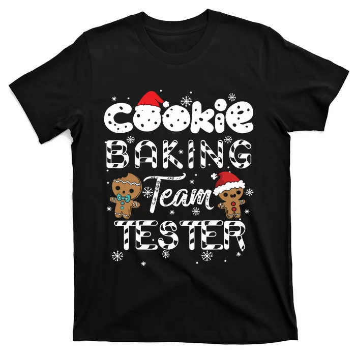 Cookie Baking Team Tester Gingerbread Christmas T-Shirt