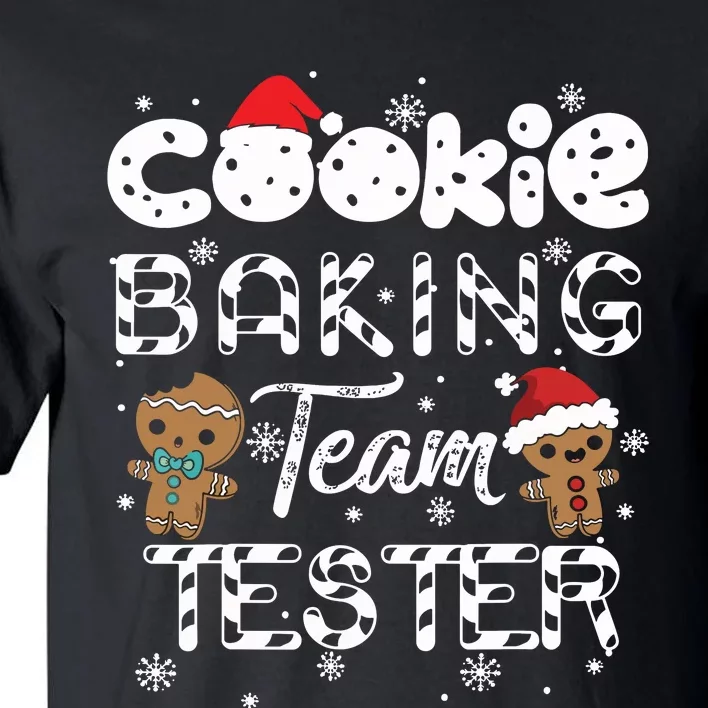 Cookie Baking Team Tester Gingerbread Christmas Tall T-Shirt