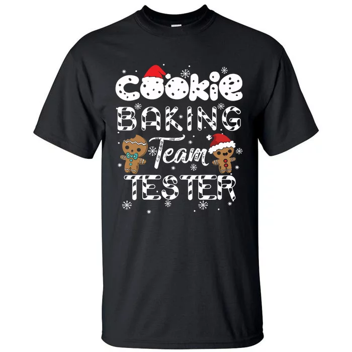 Cookie Baking Team Tester Gingerbread Christmas Tall T-Shirt