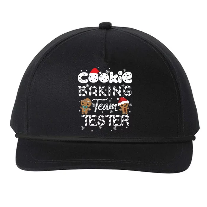 Cookie Baking Team Tester Gingerbread Christmas Snapback Five-Panel Rope Hat