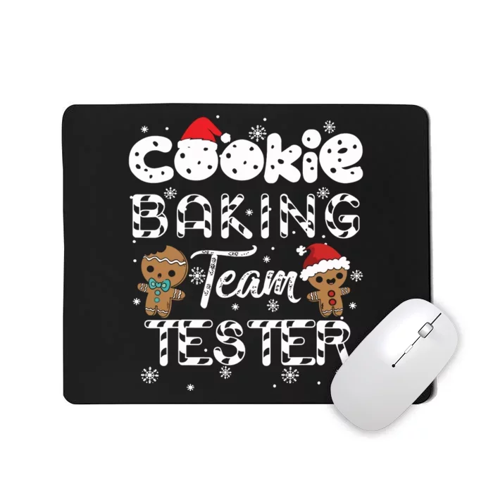 Cookie Baking Team Tester Gingerbread Christmas Mousepad