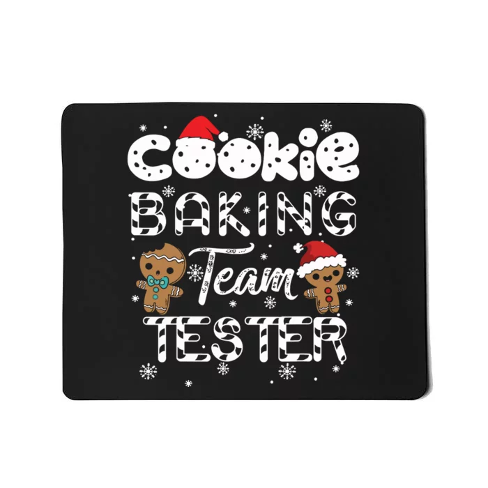 Cookie Baking Team Tester Gingerbread Christmas Mousepad