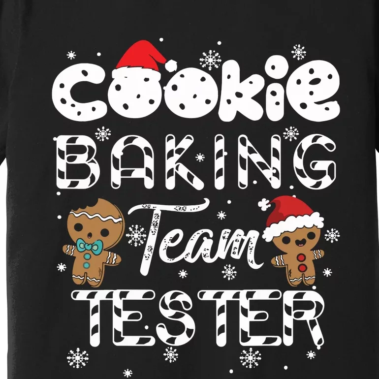 Cookie Baking Team Tester Gingerbread Christmas Premium T-Shirt