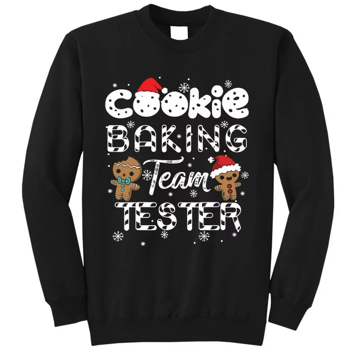 Cookie Baking Team Tester Gingerbread Christmas Tall Sweatshirt