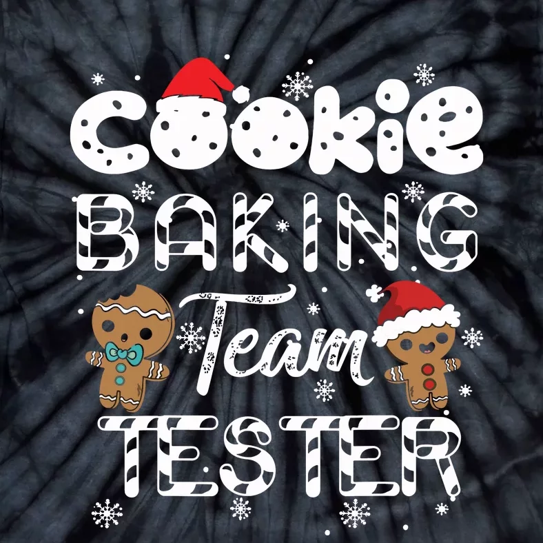 Cookie Baking Team Tester Gingerbread Christmas Tie-Dye T-Shirt