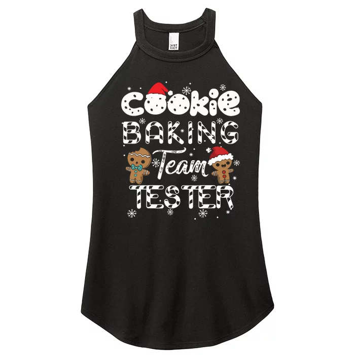 Cookie Baking Team Tester Gingerbread Christmas Women’s Perfect Tri Rocker Tank