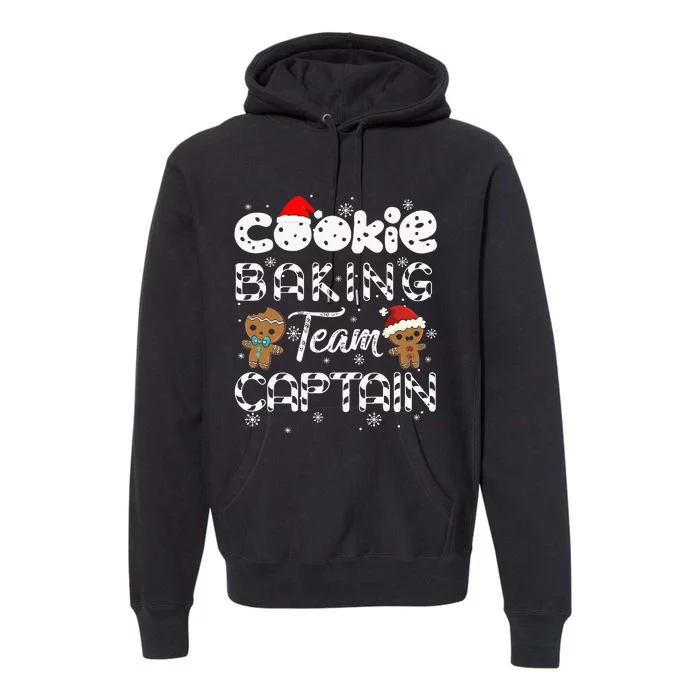 Cookie Baking Team Captain Gingerbread Christmas Premium Hoodie