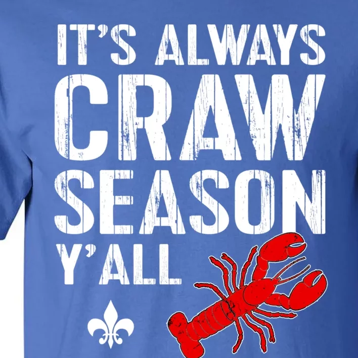 Crawfish Boil Tee Funny Love Craw Season Yall Crawfish Great Gift Tall T-Shirt