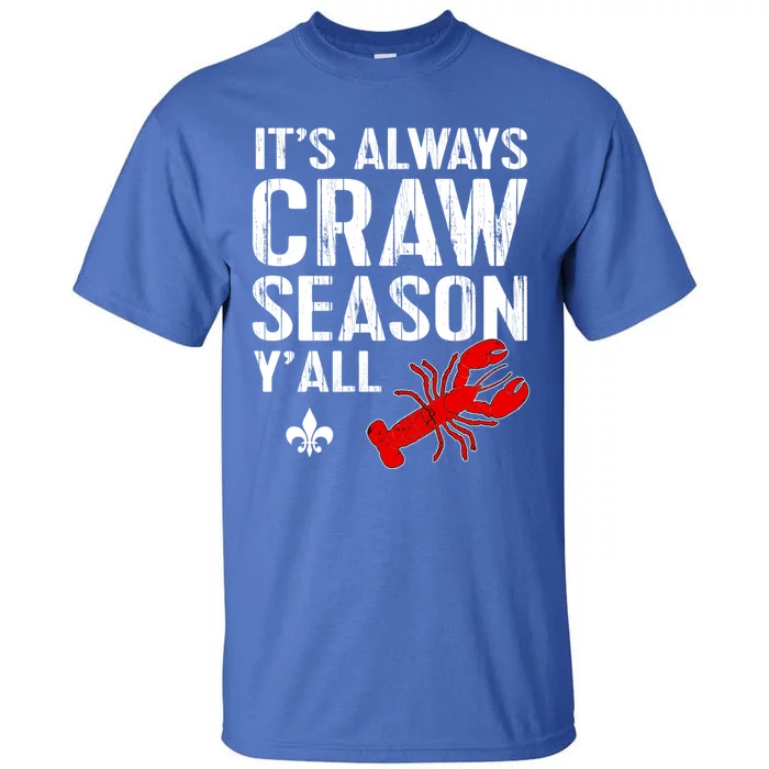 Crawfish Boil Tee Funny Love Craw Season Yall Crawfish Great Gift Tall T-Shirt