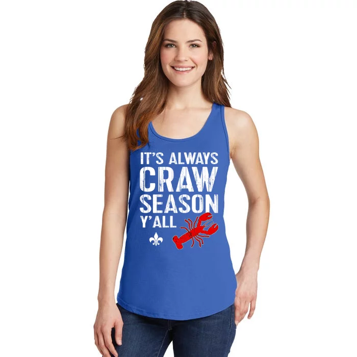 Crawfish Boil Tee Funny Love Craw Season Yall Crawfish Great Gift Ladies Essential Tank