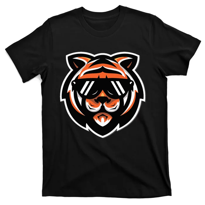 Cool Bengal Tiger With Sunglasses T-Shirt