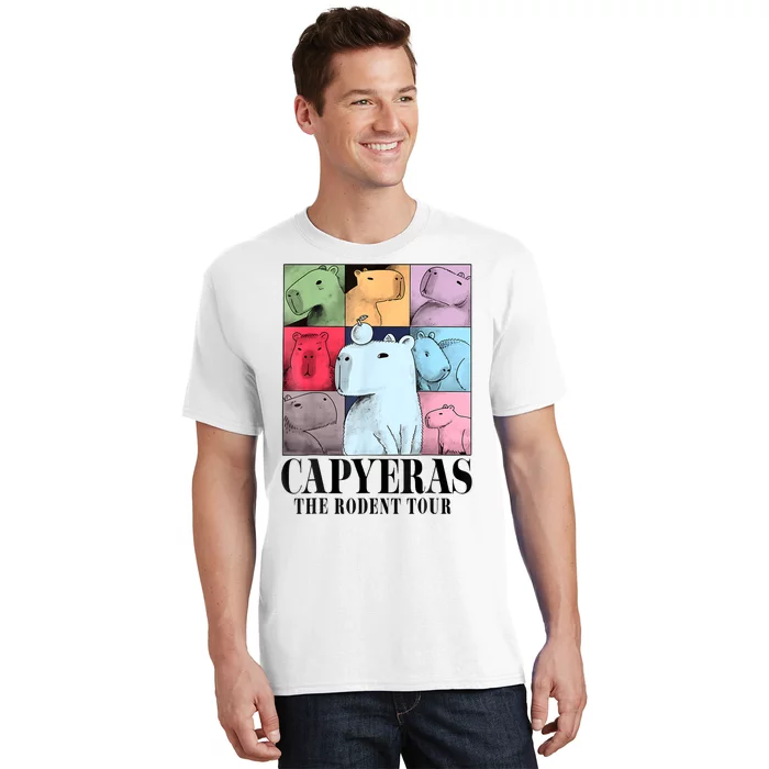 Capy Bara The Rodents Capy Meme Graphic Summer T-Shirt