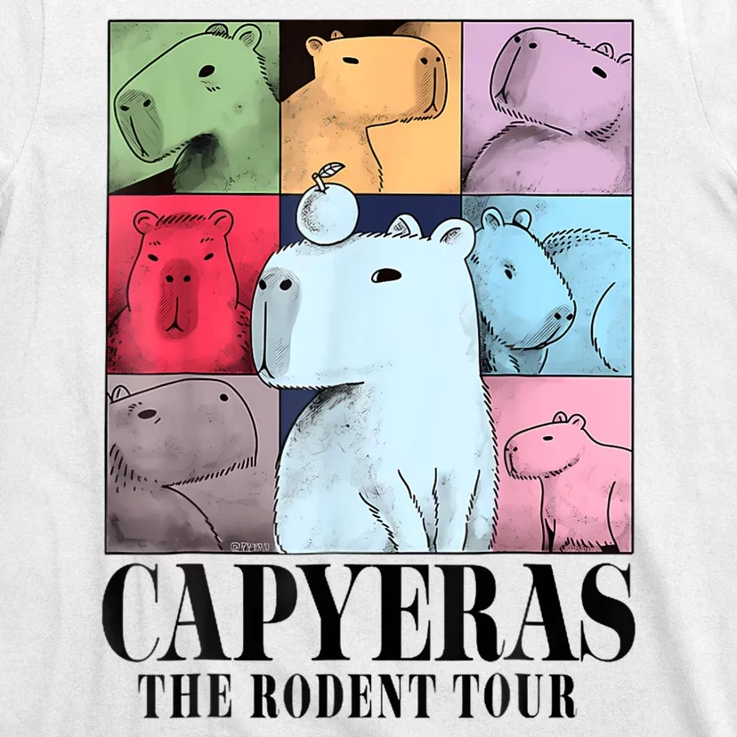 Capy Bara The Rodents Capy Meme Graphic Summer T-Shirt