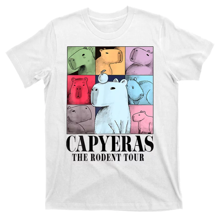 Capy Bara The Rodents Capy Meme Graphic Summer T-Shirt