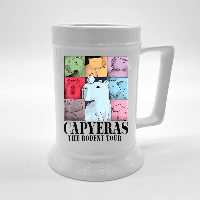 Capy Bara The Rodents Capy Meme Graphic Summer Front & Back Beer Stein