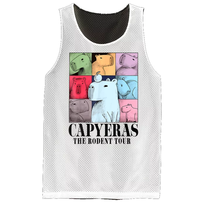 Capy Bara The Rodents Capy Meme Graphic Summer Mesh Reversible Basketball Jersey Tank