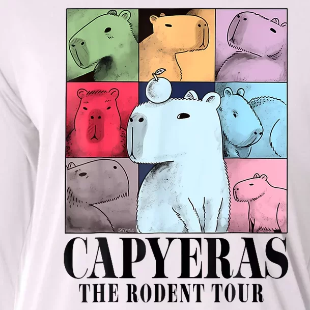 Capy Bara The Rodents Capy Meme Graphic Summer Cooling Performance Long Sleeve Crew