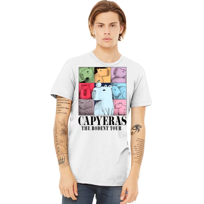 Capy Bara The Rodents Capy Meme Graphic Summer Premium T-Shirt