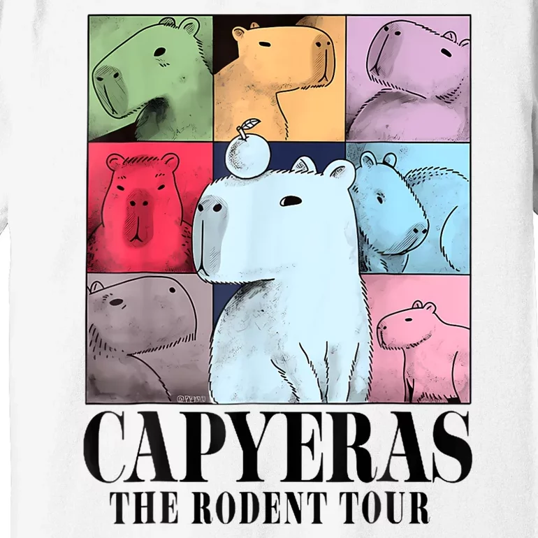 Capy Bara The Rodents Capy Meme Graphic Summer Premium T-Shirt