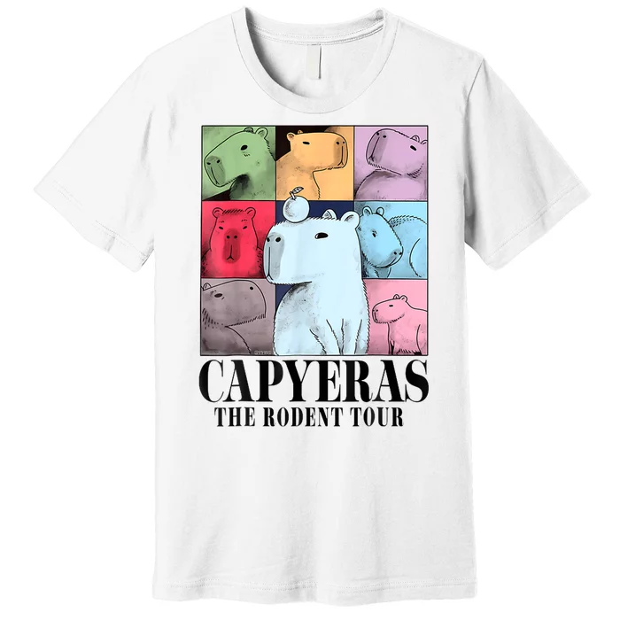 Capy Bara The Rodents Capy Meme Graphic Summer Premium T-Shirt