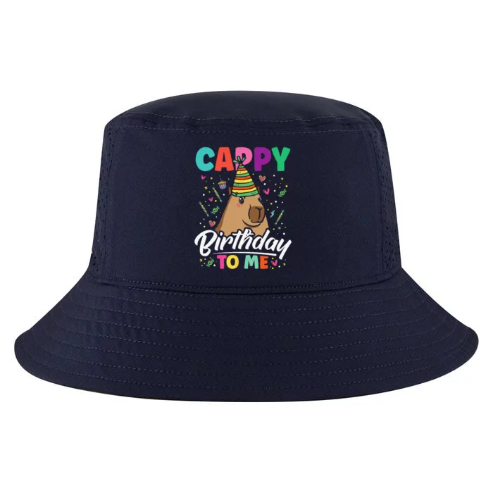 Cappy Birthday To Me Cute Capybara Rodent Capyzilla Bday Cool Comfort Performance Bucket Hat