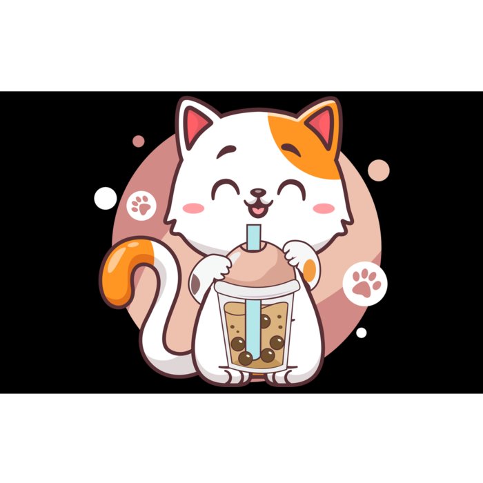 Cat Boba Tea Bubble Tea Anime Kawaii Neko Bumper Sticker