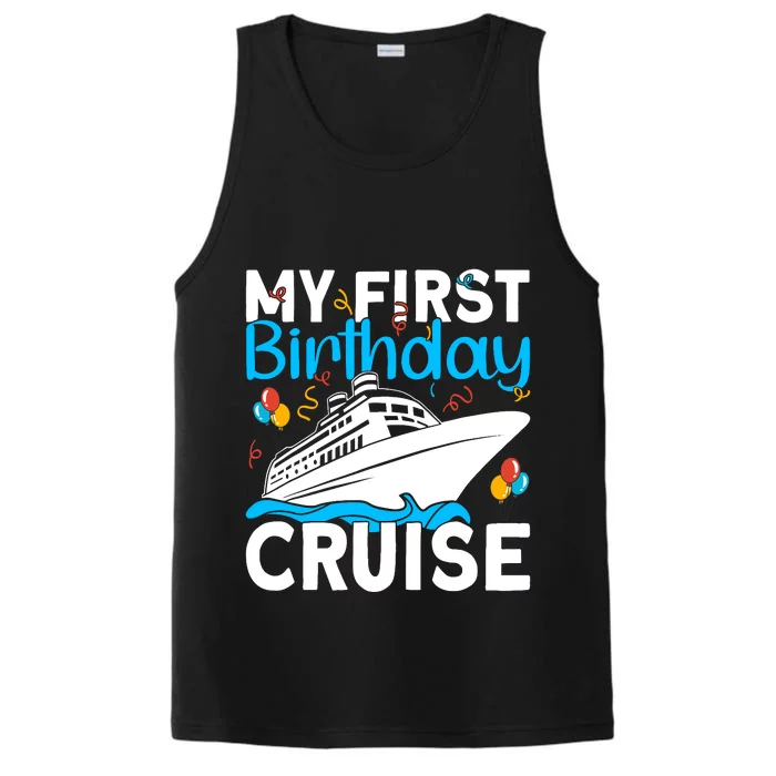 Cruising Boat Trip My Frist Birthday Cruise Performance Tank