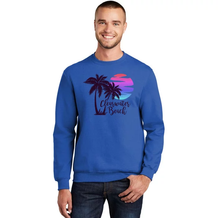 Clearwater Beach Trip Vacation Spring Break Sunset Graphic Gift Sweatshirt