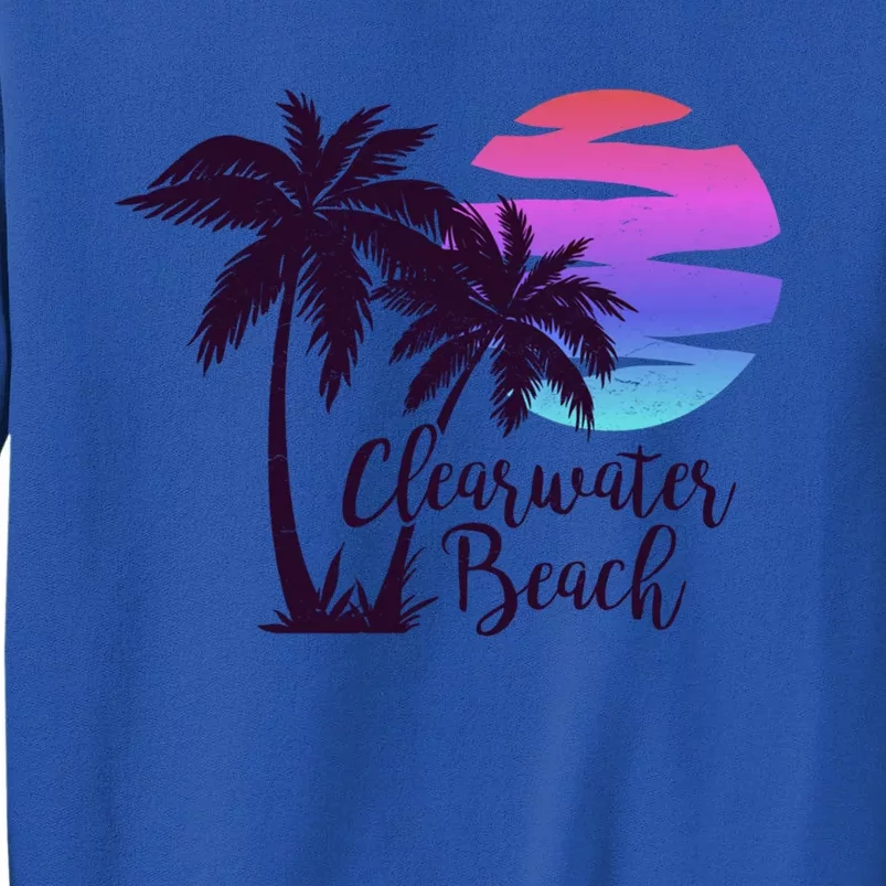 Clearwater Beach Trip Vacation Spring Break Sunset Graphic Gift Sweatshirt