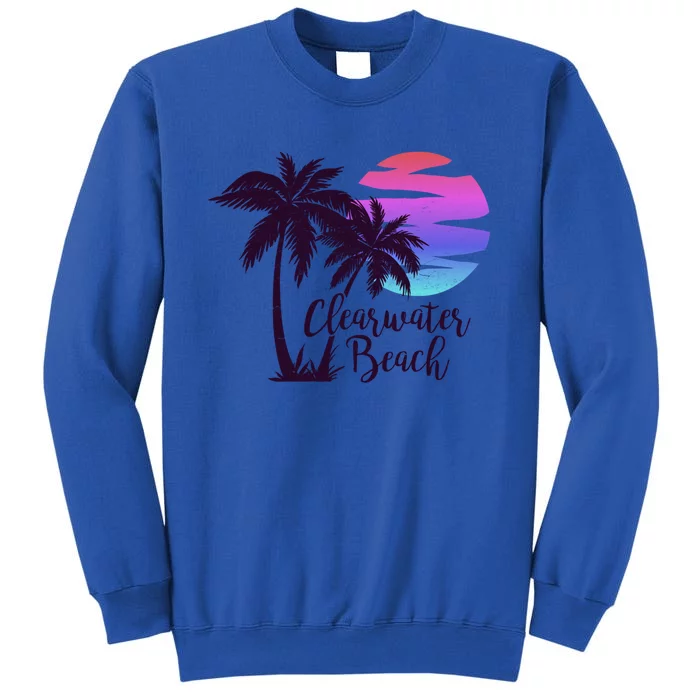 Clearwater Beach Trip Vacation Spring Break Sunset Graphic Gift Sweatshirt