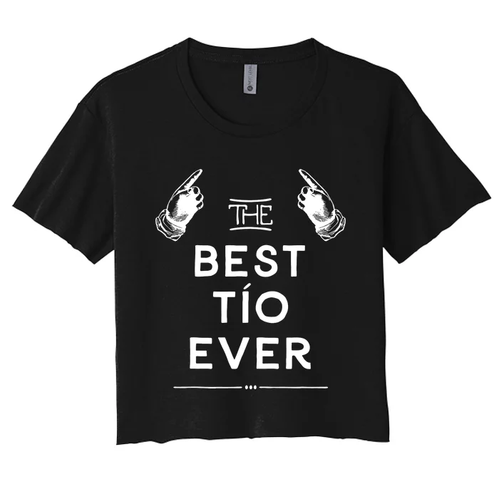 Cool Best Tia Ever Family Funny Women's Crop Top Tee