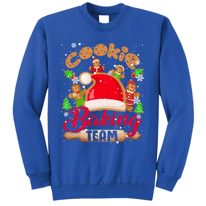 Cookie Baking Team Xmas Santa Gingerbread Cookies Baker Cute Gift Tall Sweatshirt