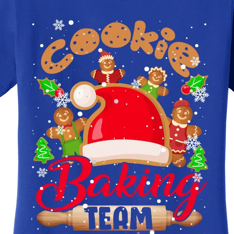 Cookie Baking Team Xmas Santa Gingerbread Cookies Baker Cute Gift Women's T-Shirt