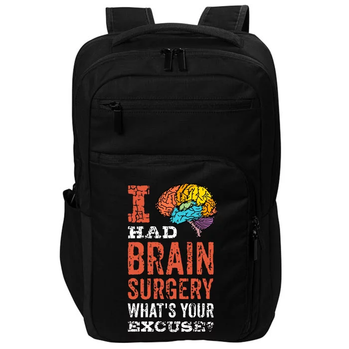 Colorful Brain Tumor I Had Brain Surgery Whats Your Excuse Brain Tumor Impact Tech Backpack